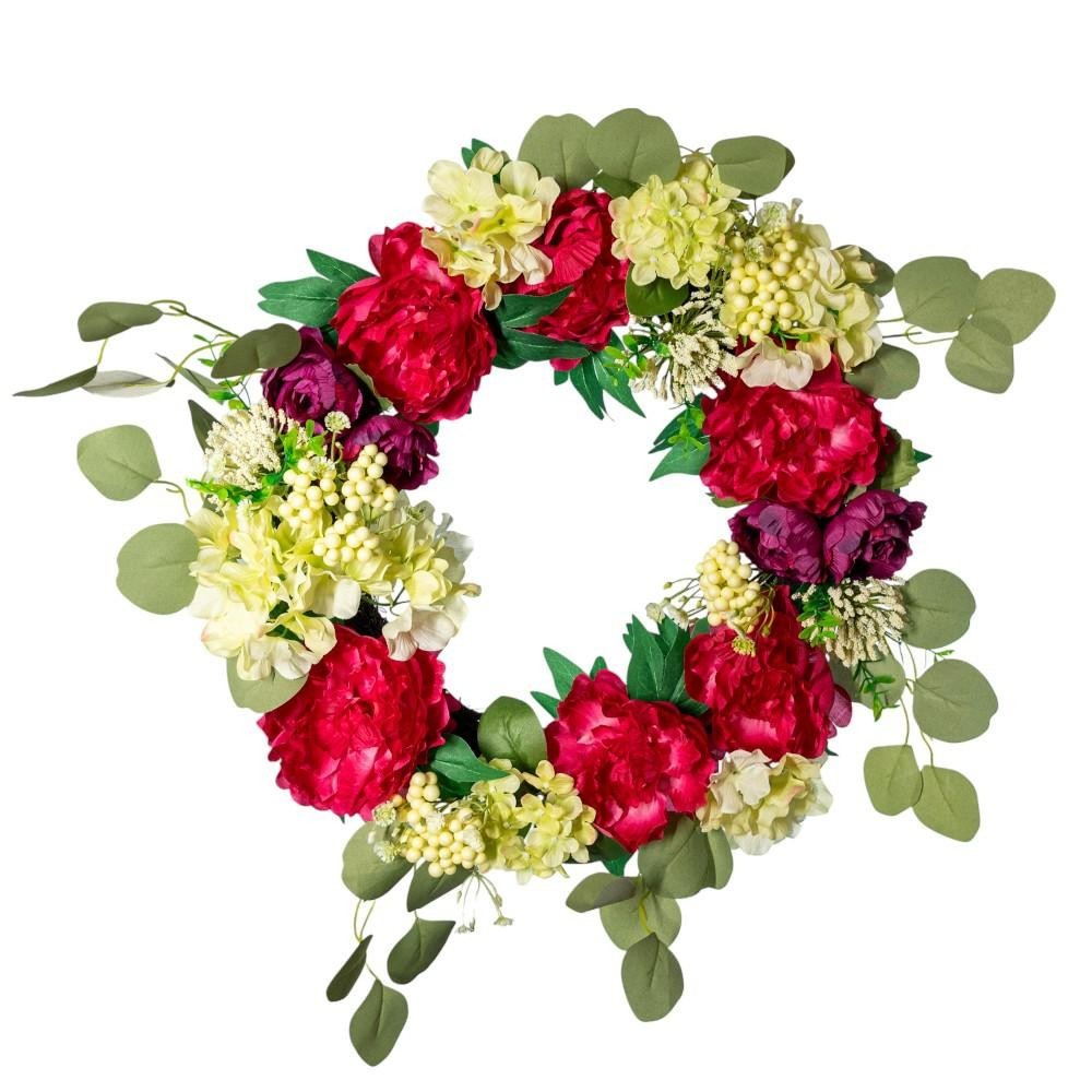 CORONA RANUNCOLI PEONIA ORTENS